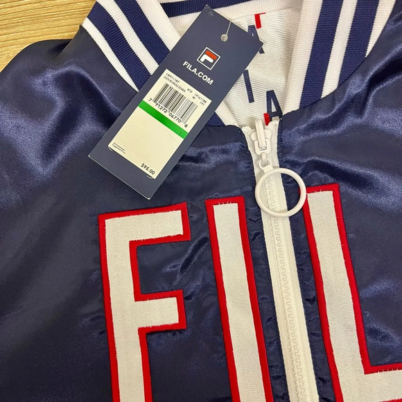 FILA Lolita Reversible Bomber Jacket Women's Large - Picture 5 of 9